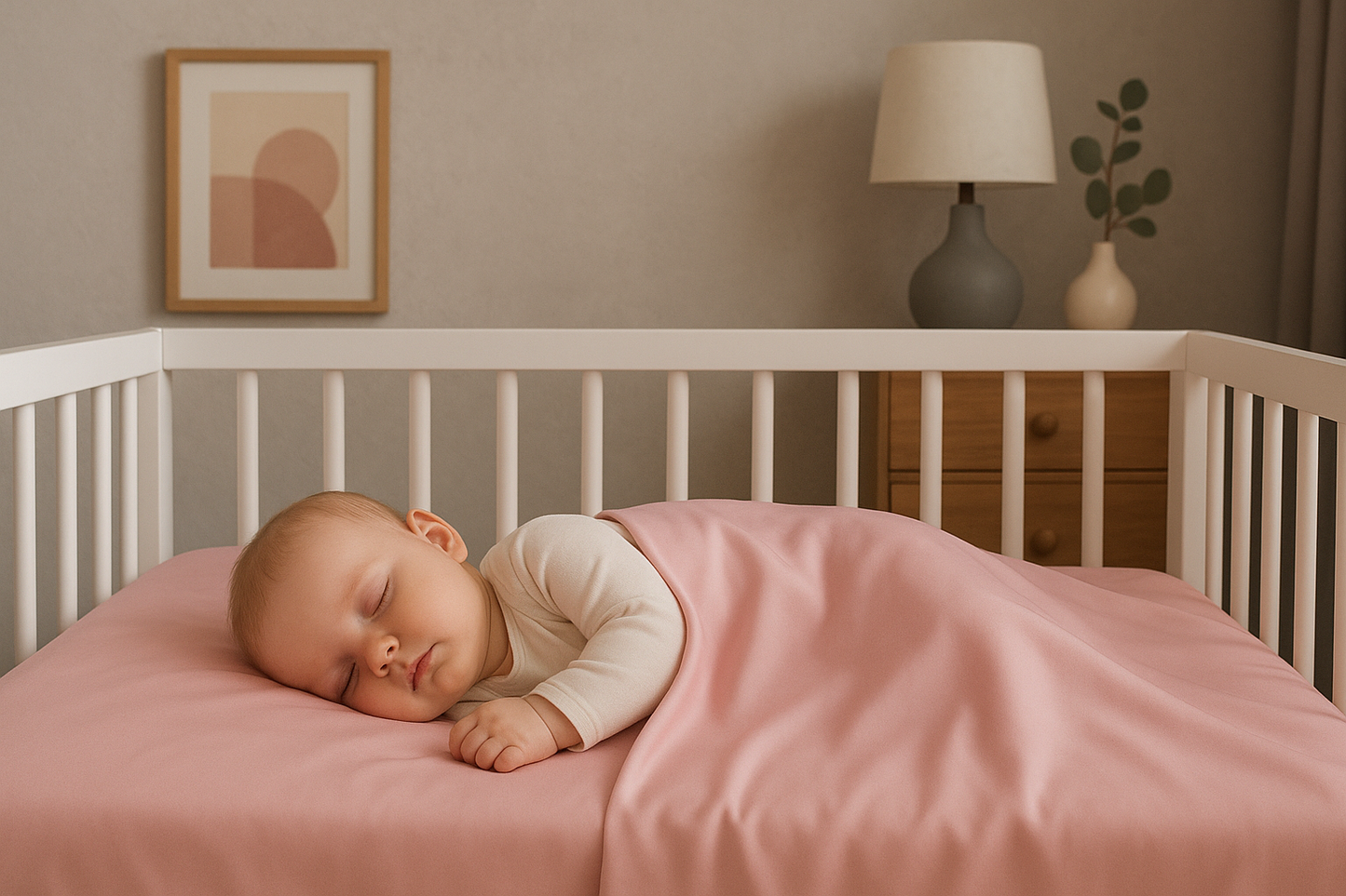 300 Thread Count Tencel® (Lyocell) Crib Sheets – Ultra-Soft Sateen, Hypoallergenic, Standard Crib Size
