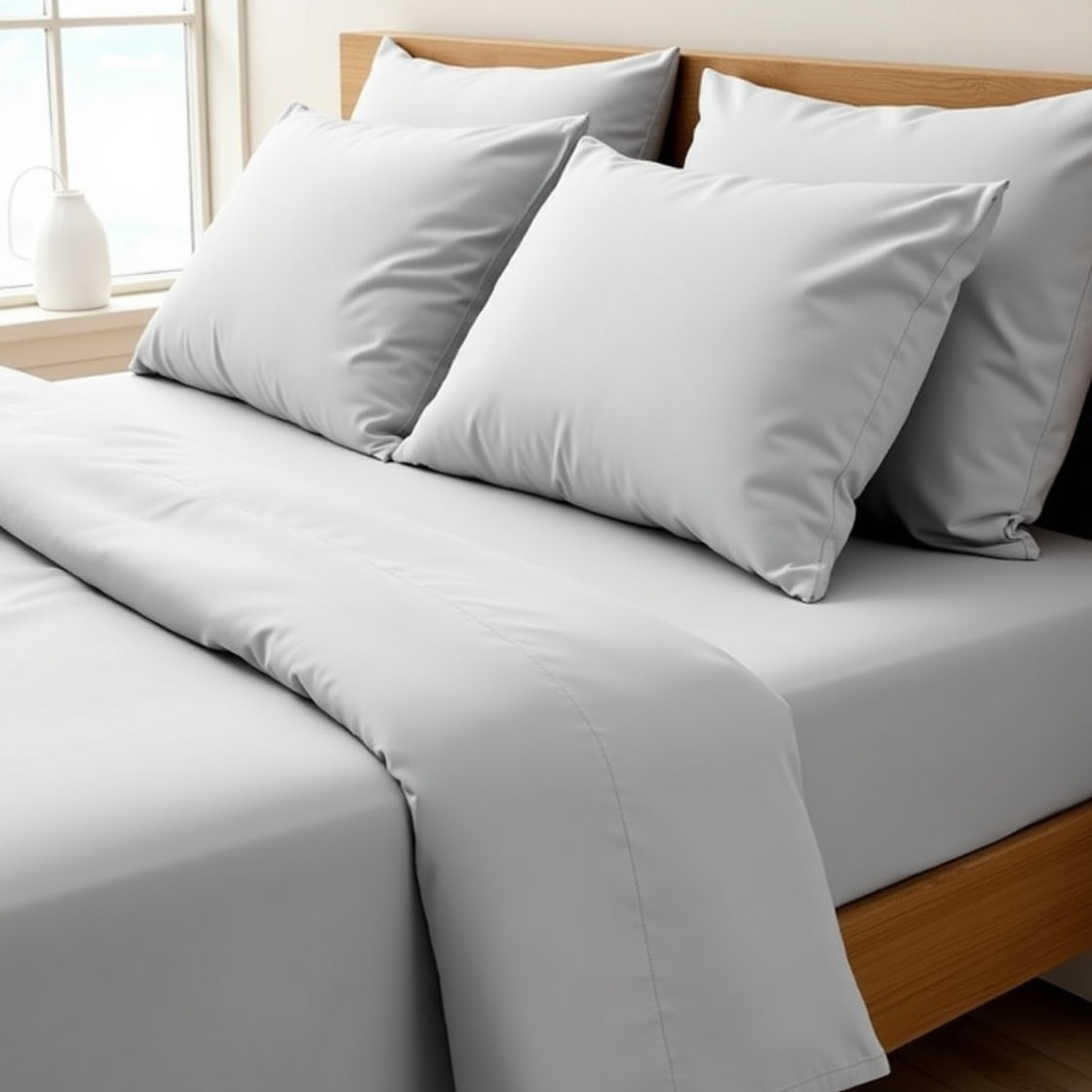Pima Cotton 400TC, Soft, Premium Bedsheet Set – Twin, Queen, King – OEKO-TEX Certified
