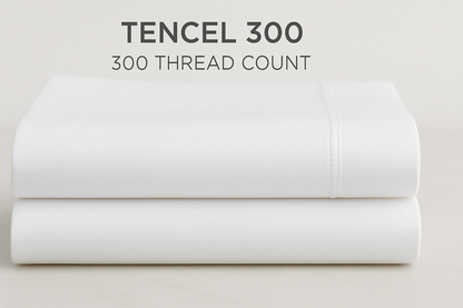 TENCEL™ 300 TC Bed Sheet Sets – Vegan Silk, Hypoallergenic, Sustainably Made Sheets