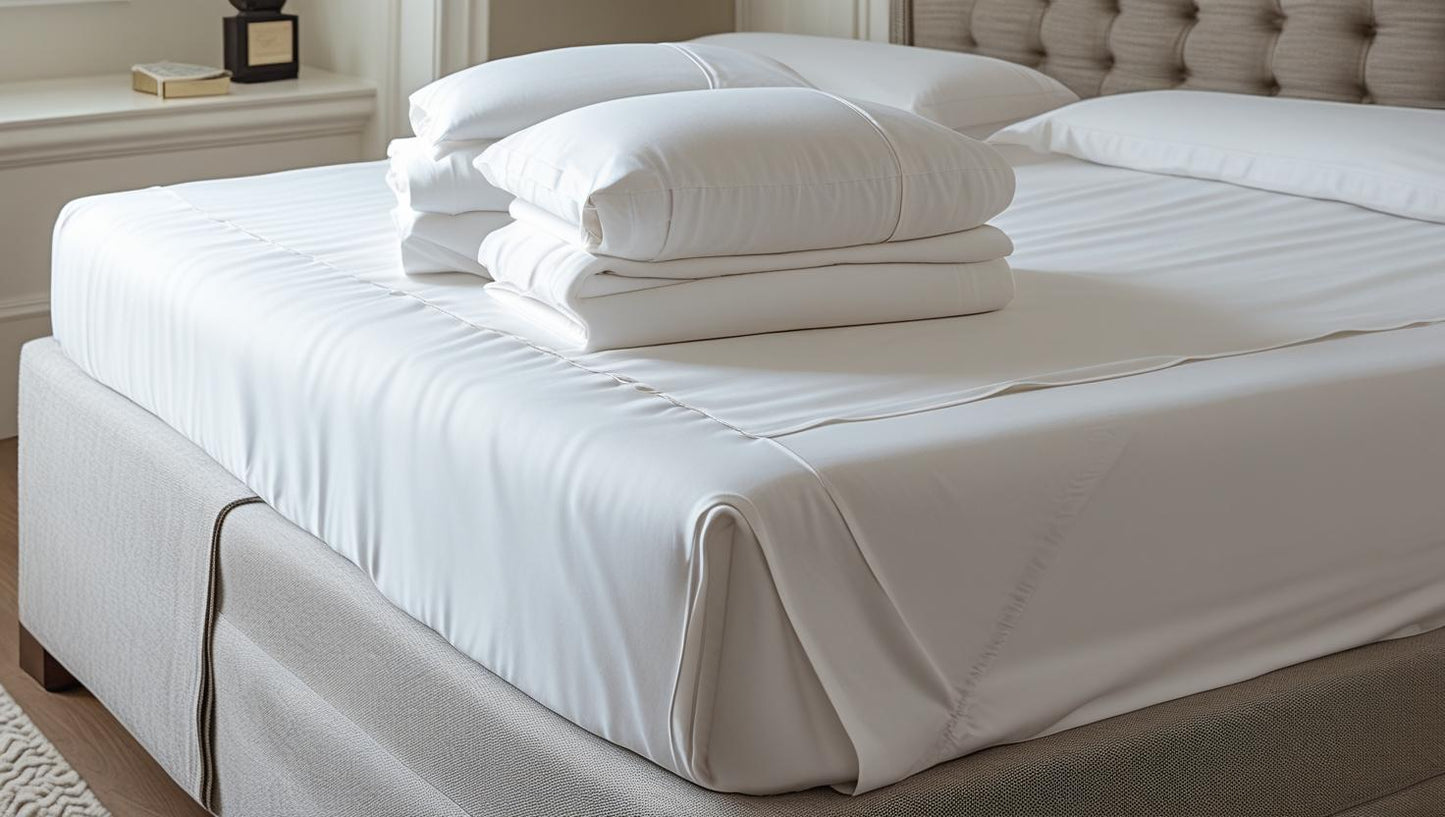 Pima Cotton 400TC, Soft, Premium Bedsheet Set – Twin, Queen, King – OEKO-TEX Certified