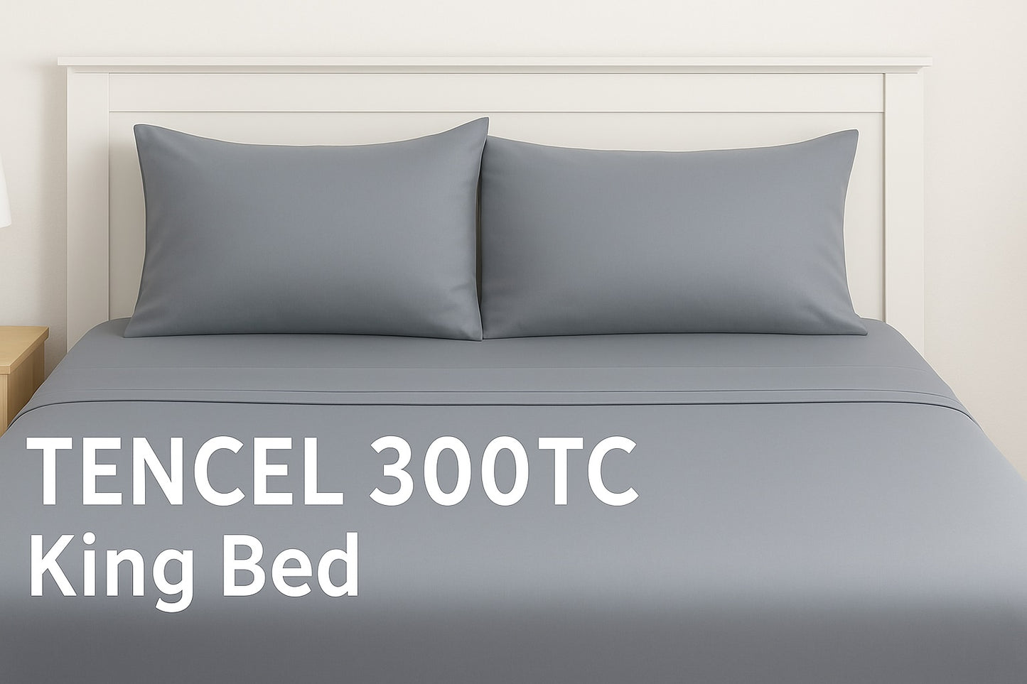 TENCEL™ 300 TC Bed Sheet Sets – Vegan Silk, Hypoallergenic, Sustainably Made Sheets