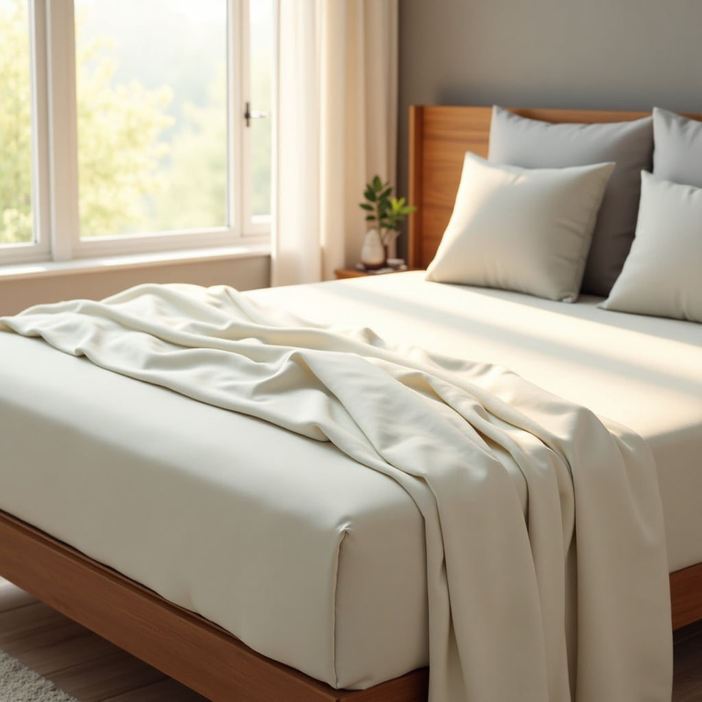 TENCEL™ 300 TC Bed Sheet Sets – Vegan Silk, Hypoallergenic, Sustainably Made Sheets