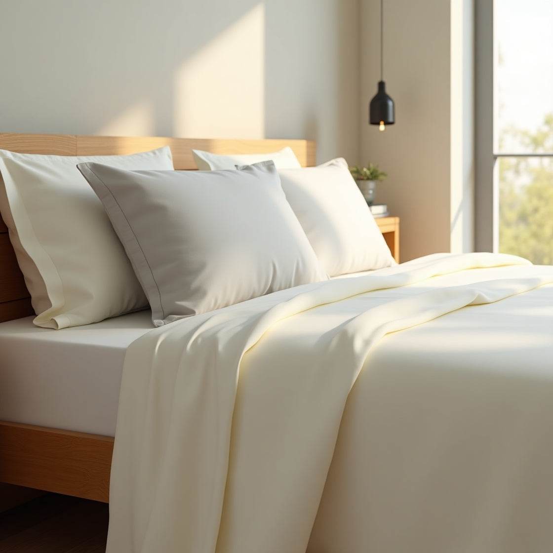 TENCEL™ 300 TC Bed Sheet Sets – Vegan Silk, Hypoallergenic, Sustainably Made Sheets