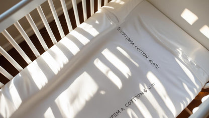 600 Thread Count Supima® Cotton Crib Sheets – White, Ultra-Soft, Hypoallergenic, Breathable, Standard Crib Size