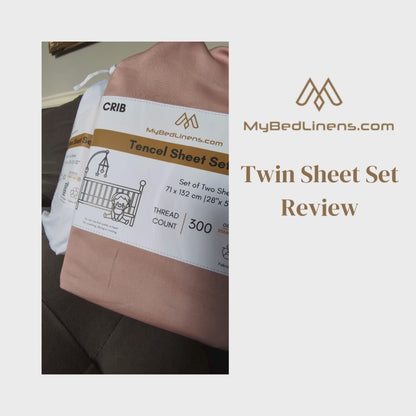 600 Thread Count Supima® Cotton Crib Sheets – White, Ultra-Soft, Hypoallergenic, Breathable, Standard Crib Size